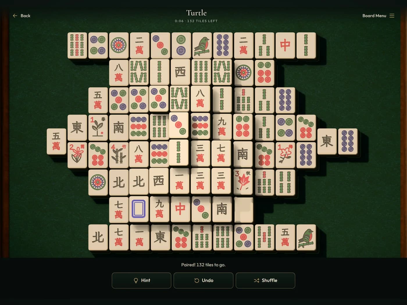 Gwai Lou Mode: a tile-matching solitaire board in 3D